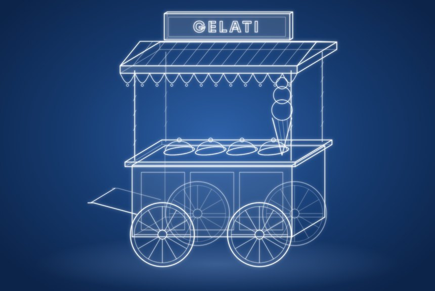 Carretto Gelati — noleggio per eventi EventDesignMilano
