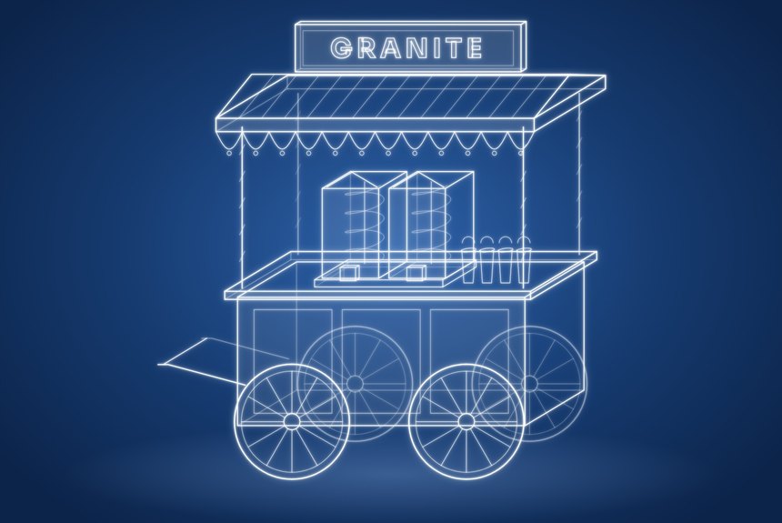 Carretto Granite — noleggio per eventi EventDesignMilano