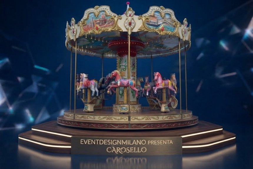 Giostra a Cavalli — Carosello — noleggio per eventi EventDesignMilano
