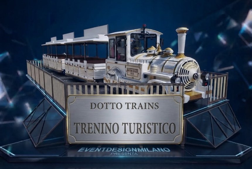 Trenino Turistico su Strada — noleggio per eventi EventDesignMilano